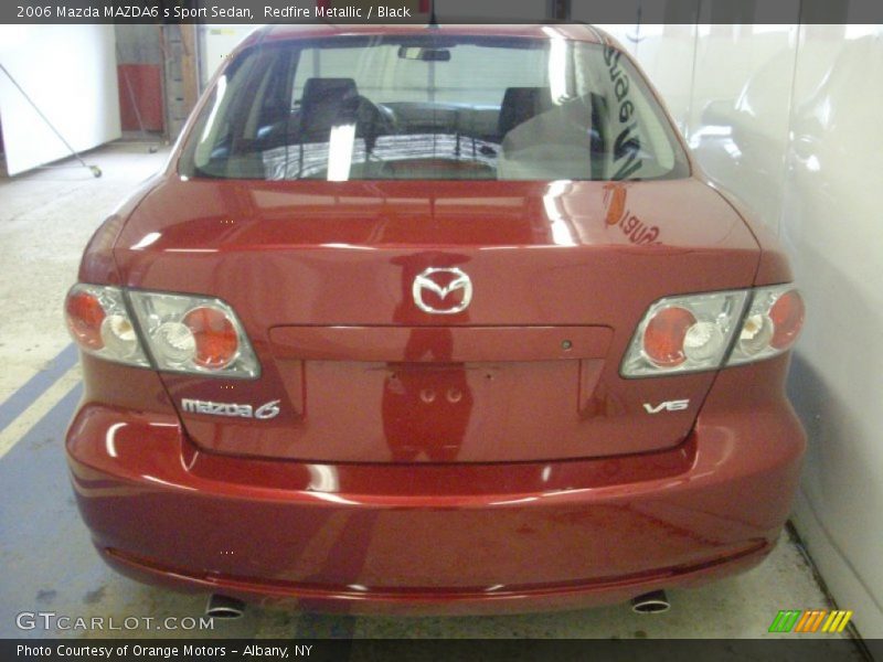 Redfire Metallic / Black 2006 Mazda MAZDA6 s Sport Sedan