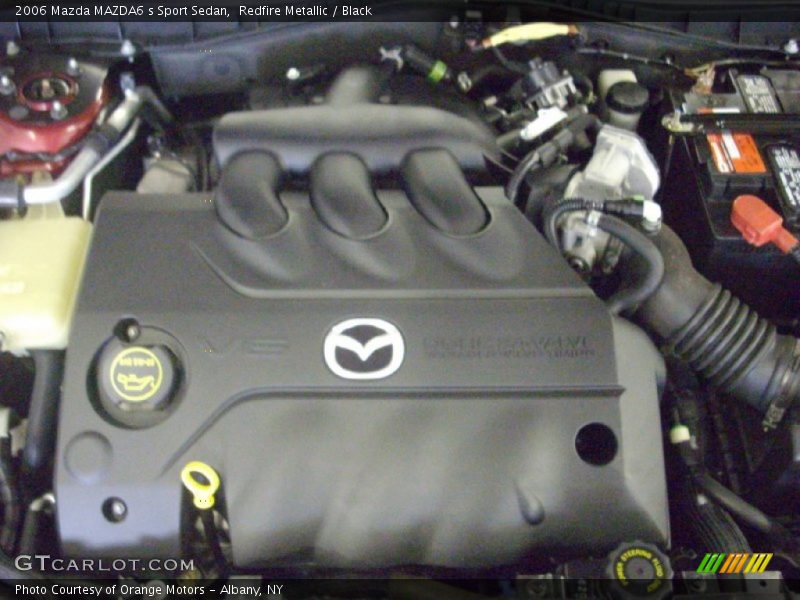 Redfire Metallic / Black 2006 Mazda MAZDA6 s Sport Sedan