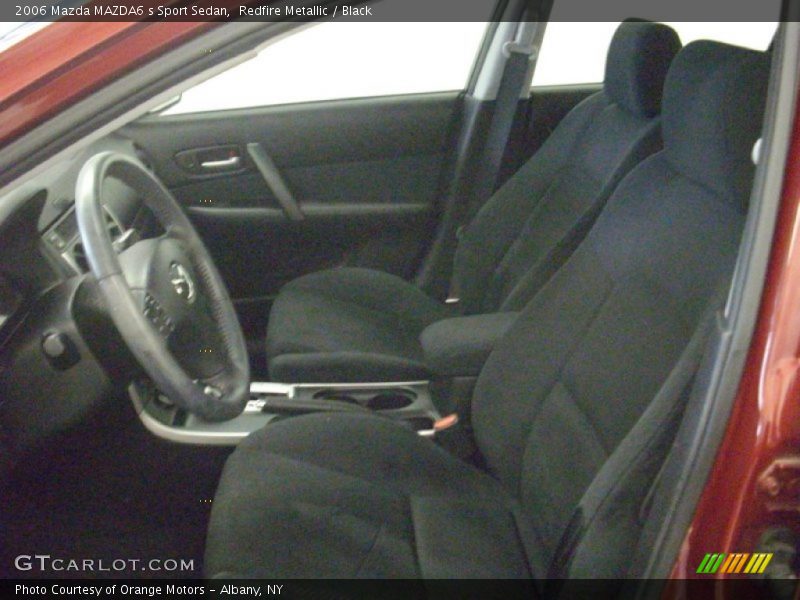 Redfire Metallic / Black 2006 Mazda MAZDA6 s Sport Sedan