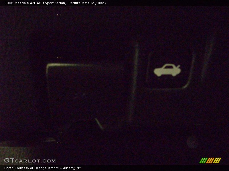 Redfire Metallic / Black 2006 Mazda MAZDA6 s Sport Sedan