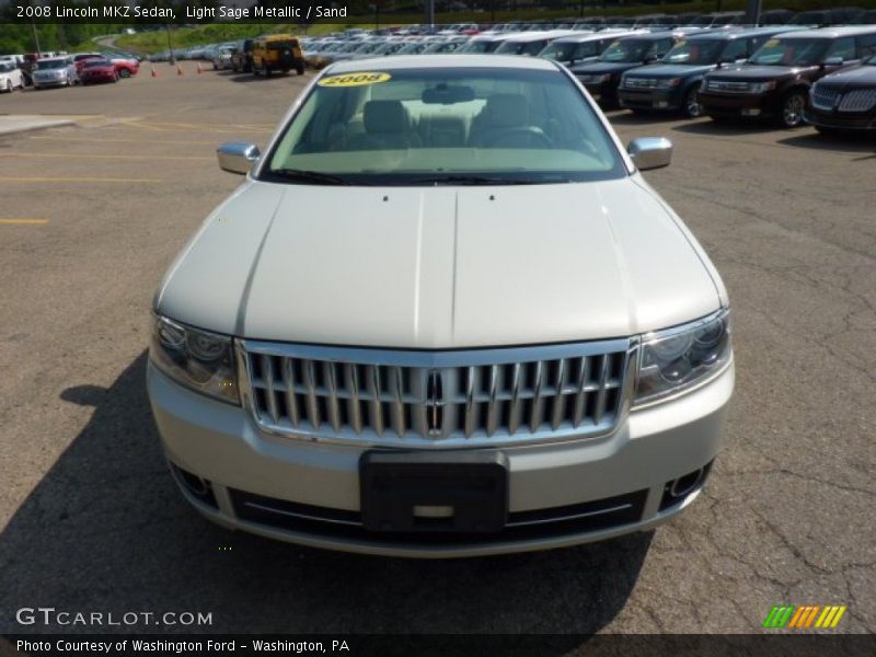 Light Sage Metallic / Sand 2008 Lincoln MKZ Sedan