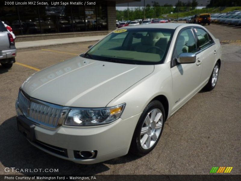 Light Sage Metallic / Sand 2008 Lincoln MKZ Sedan