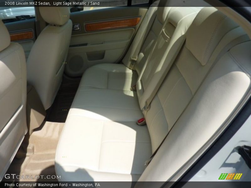 Light Sage Metallic / Sand 2008 Lincoln MKZ Sedan