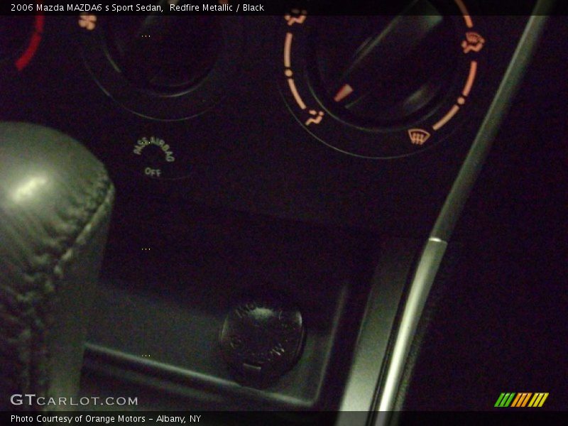 Redfire Metallic / Black 2006 Mazda MAZDA6 s Sport Sedan