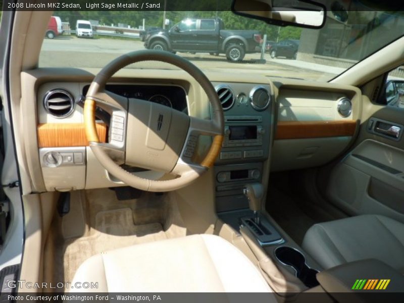 Light Sage Metallic / Sand 2008 Lincoln MKZ Sedan