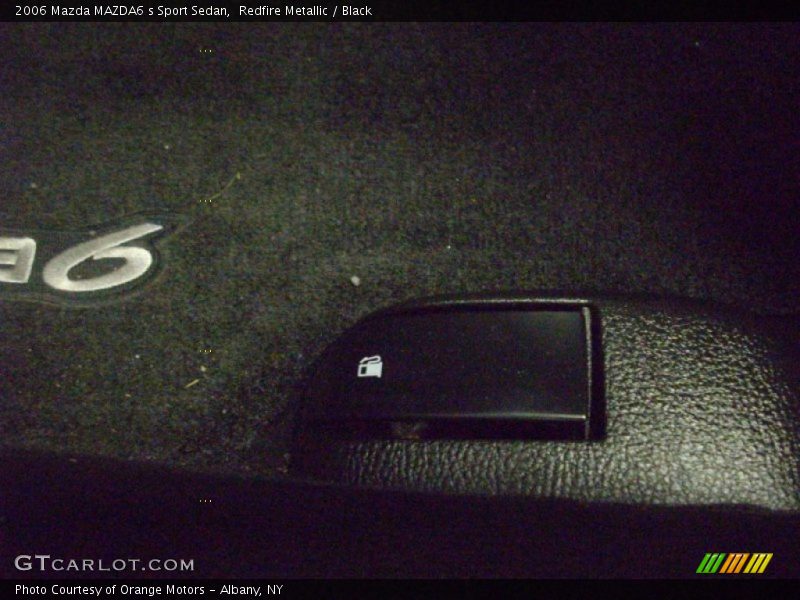 Redfire Metallic / Black 2006 Mazda MAZDA6 s Sport Sedan