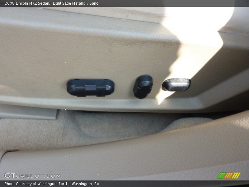 Light Sage Metallic / Sand 2008 Lincoln MKZ Sedan