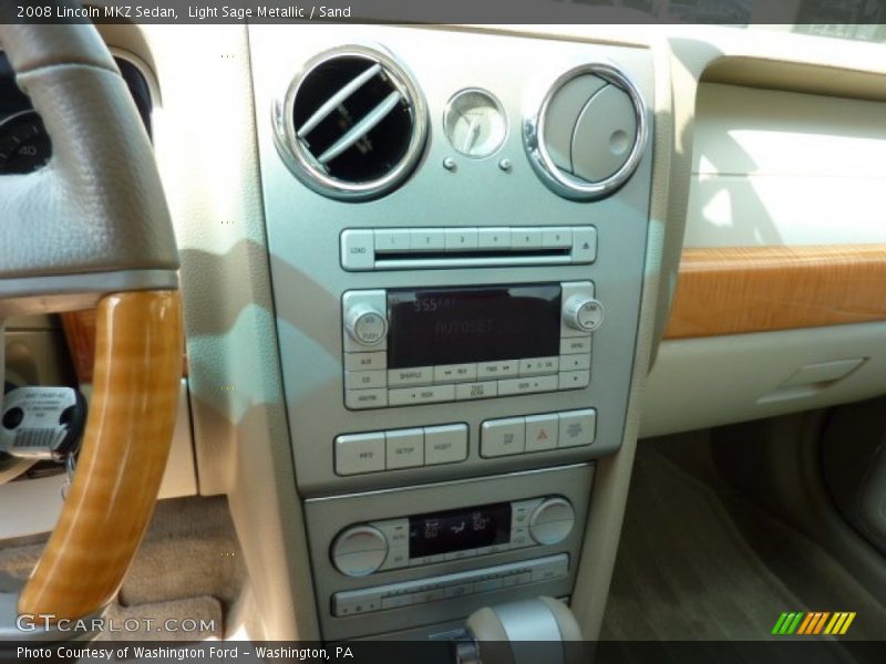 Light Sage Metallic / Sand 2008 Lincoln MKZ Sedan