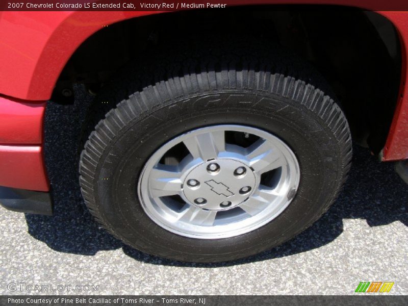 Victory Red / Medium Pewter 2007 Chevrolet Colorado LS Extended Cab