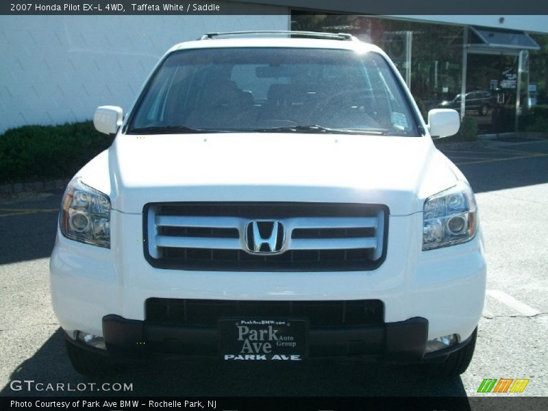 Taffeta White / Saddle 2007 Honda Pilot EX-L 4WD