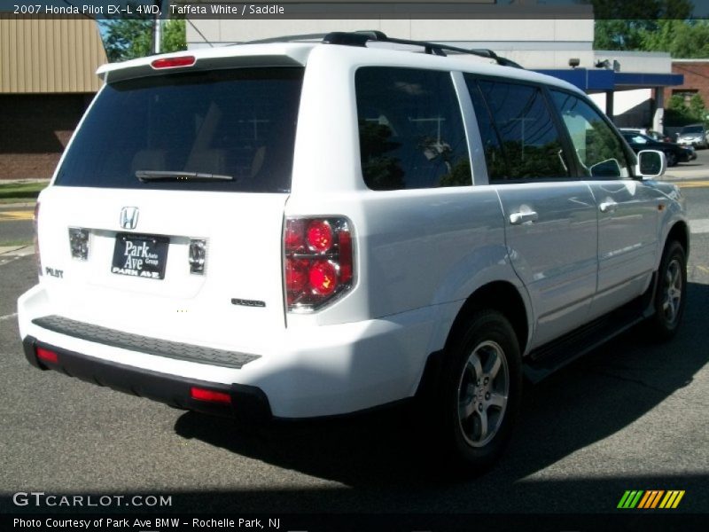 Taffeta White / Saddle 2007 Honda Pilot EX-L 4WD