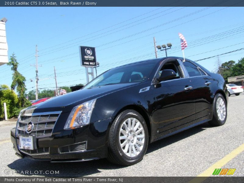 Black Raven / Ebony 2010 Cadillac CTS 3.0 Sedan