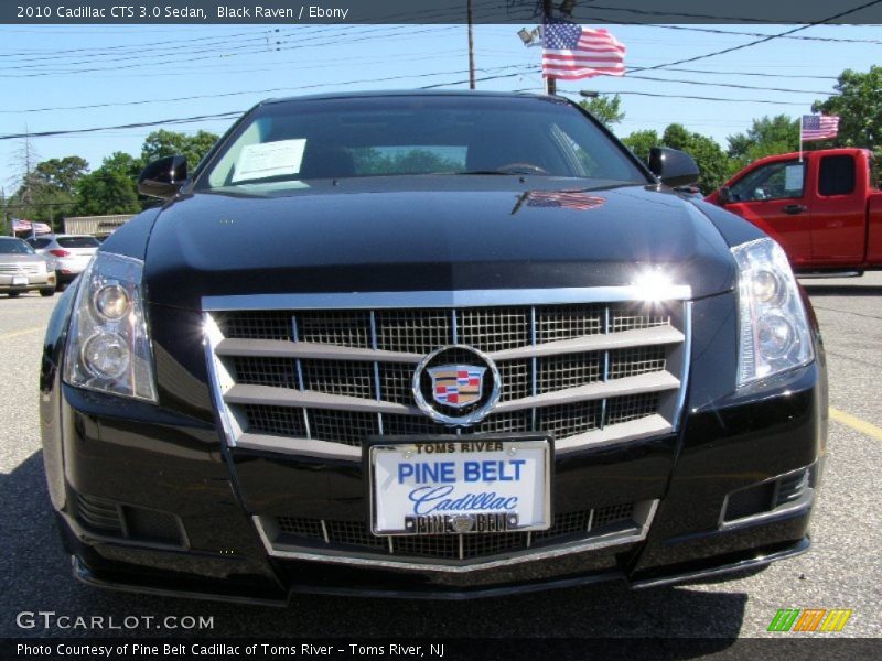 Black Raven / Ebony 2010 Cadillac CTS 3.0 Sedan