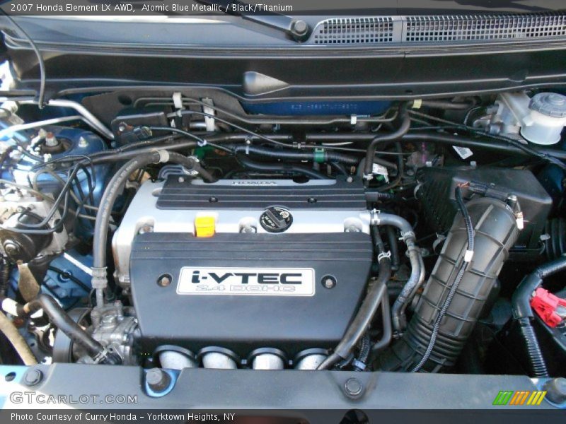  2007 Element LX AWD Engine - 2.4L DOHC 16V i-VTEC 4 Cylinder