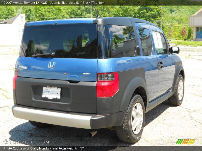 Atomic Blue Metallic / Black/Titanium 2007 Honda Element LX AWD