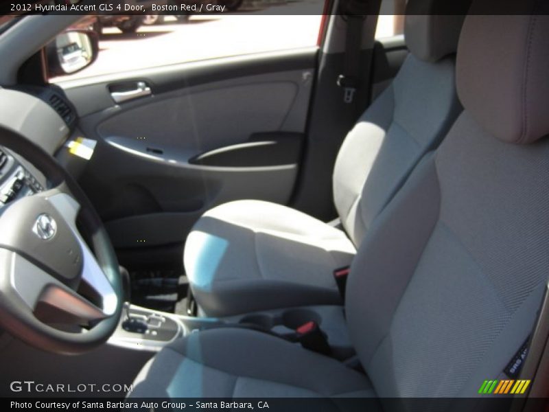 Boston Red / Gray 2012 Hyundai Accent GLS 4 Door