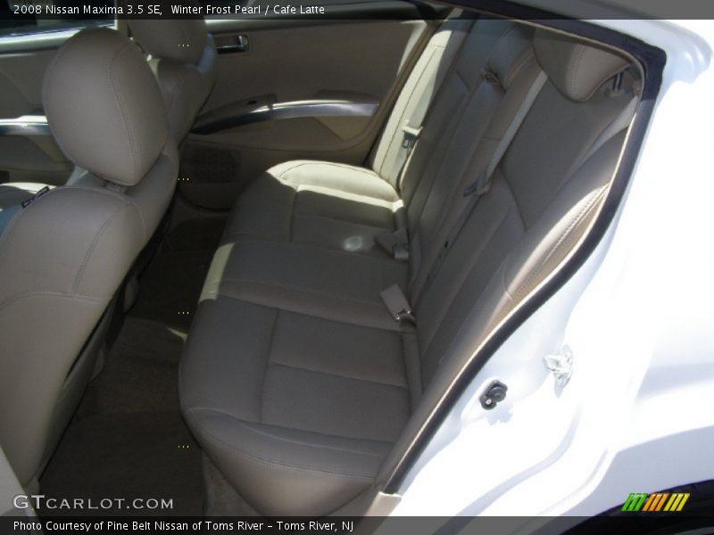 Winter Frost Pearl / Cafe Latte 2008 Nissan Maxima 3.5 SE