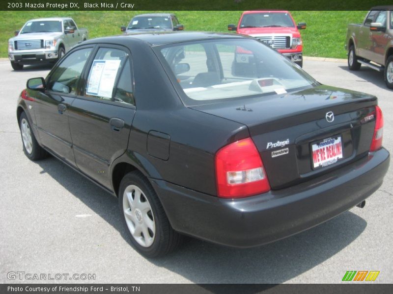 Black Mica / Gray 2003 Mazda Protege DX