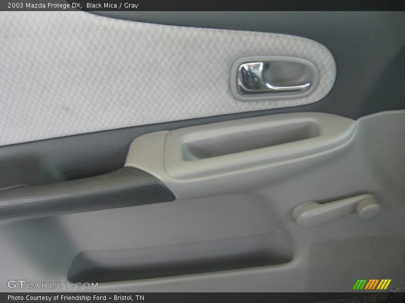 Black Mica / Gray 2003 Mazda Protege DX