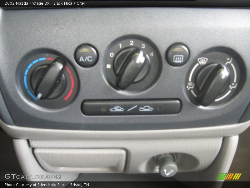 Black Mica / Gray 2003 Mazda Protege DX