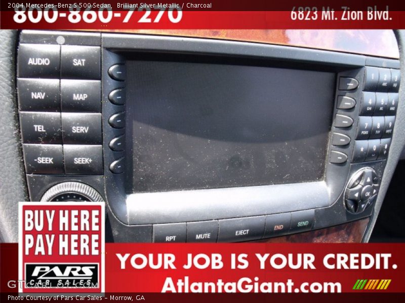 Brilliant Silver Metallic / Charcoal 2004 Mercedes-Benz S 500 Sedan