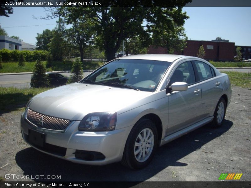 Quick Silver Pearl / Black 2010 Mitsubishi Galant FE