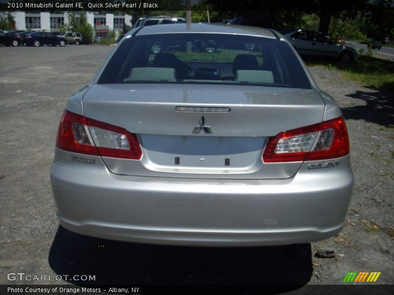 Quick Silver Pearl / Black 2010 Mitsubishi Galant FE