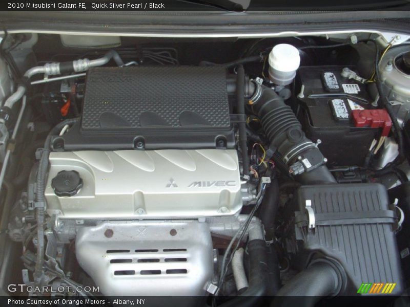 Quick Silver Pearl / Black 2010 Mitsubishi Galant FE