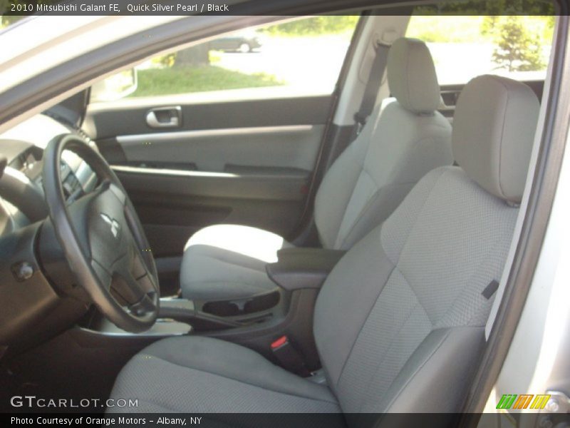 Quick Silver Pearl / Black 2010 Mitsubishi Galant FE