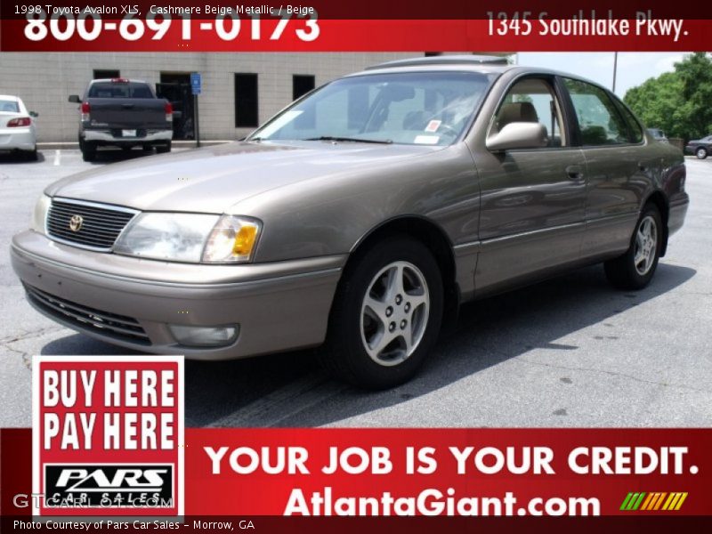 Cashmere Beige Metallic / Beige 1998 Toyota Avalon XLS