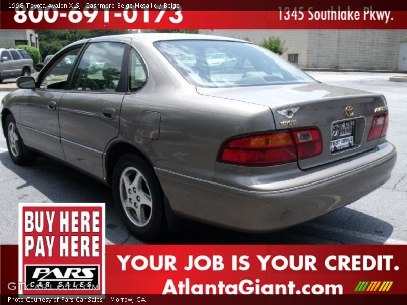 Cashmere Beige Metallic / Beige 1998 Toyota Avalon XLS
