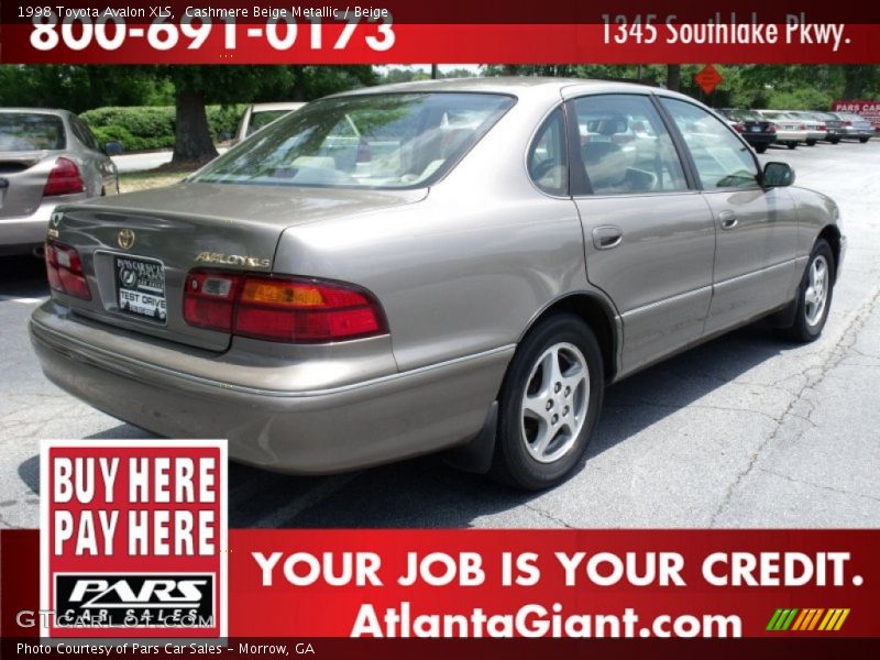 Cashmere Beige Metallic / Beige 1998 Toyota Avalon XLS