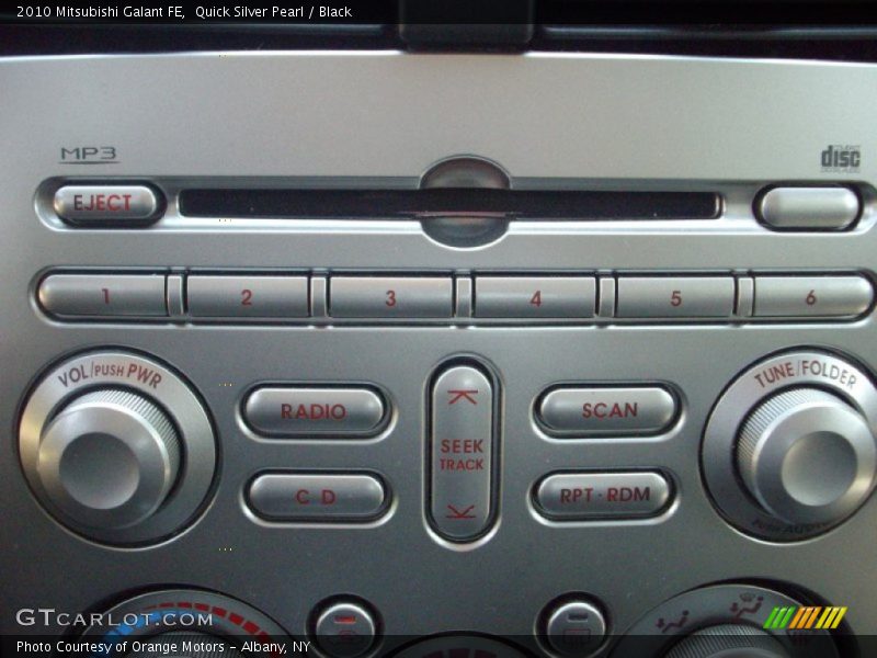 Quick Silver Pearl / Black 2010 Mitsubishi Galant FE