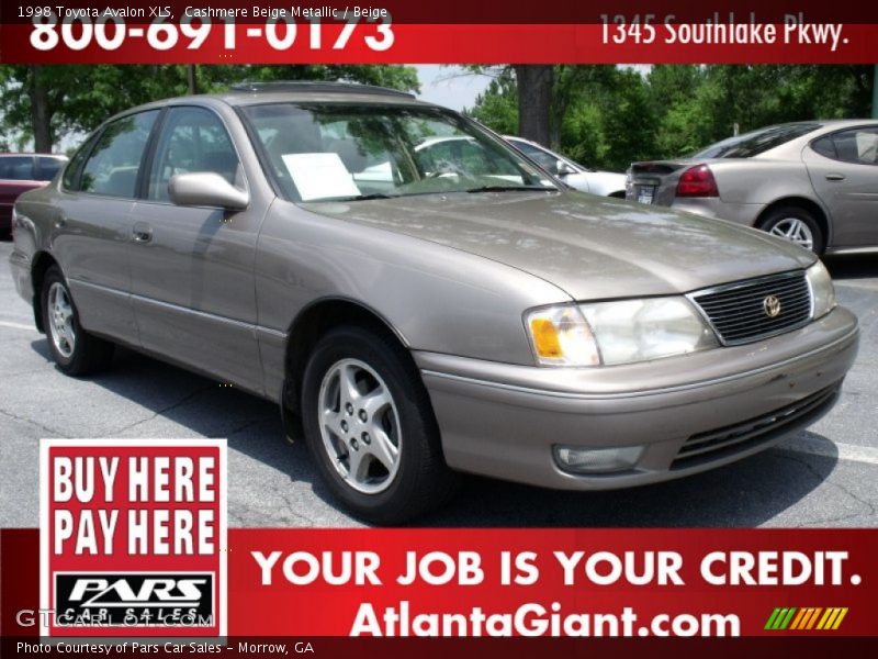 Cashmere Beige Metallic / Beige 1998 Toyota Avalon XLS