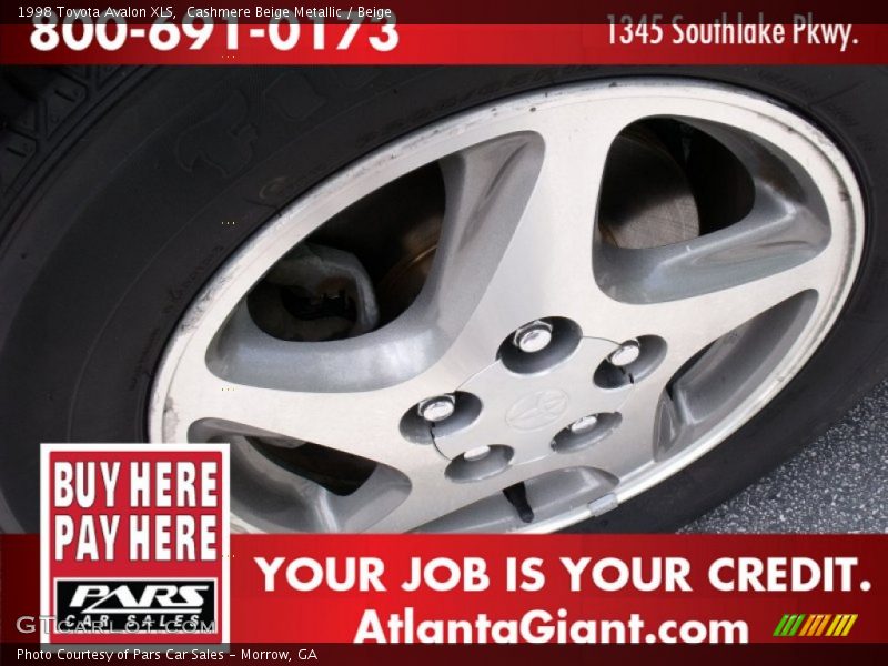 Cashmere Beige Metallic / Beige 1998 Toyota Avalon XLS