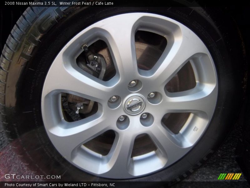 Winter Frost Pearl / Cafe Latte 2008 Nissan Maxima 3.5 SL