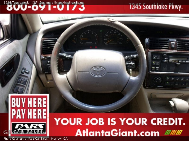 Cashmere Beige Metallic / Beige 1998 Toyota Avalon XLS