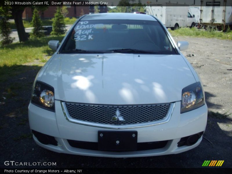 Dover White Pearl / Medium Gray 2010 Mitsubishi Galant FE