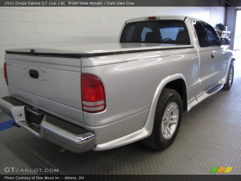 Bright Silver Metallic / Dark Slate Gray 2001 Dodge Dakota SLT Club Cab