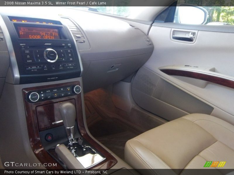 Winter Frost Pearl / Cafe Latte 2008 Nissan Maxima 3.5 SL