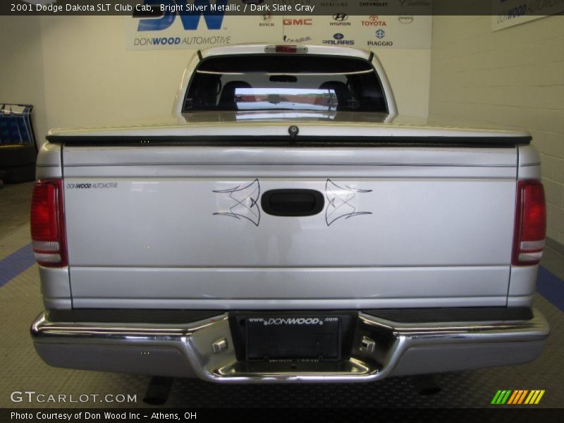 Bright Silver Metallic / Dark Slate Gray 2001 Dodge Dakota SLT Club Cab