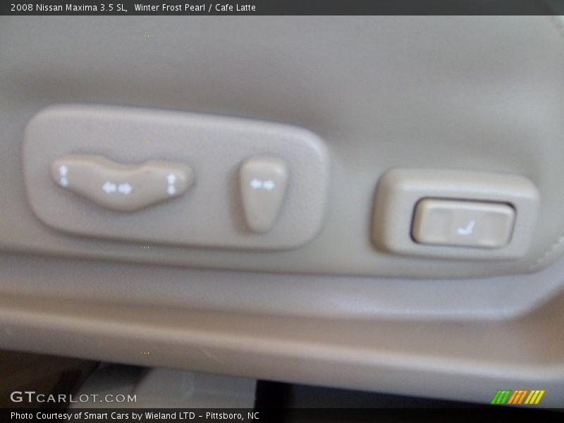 Winter Frost Pearl / Cafe Latte 2008 Nissan Maxima 3.5 SL