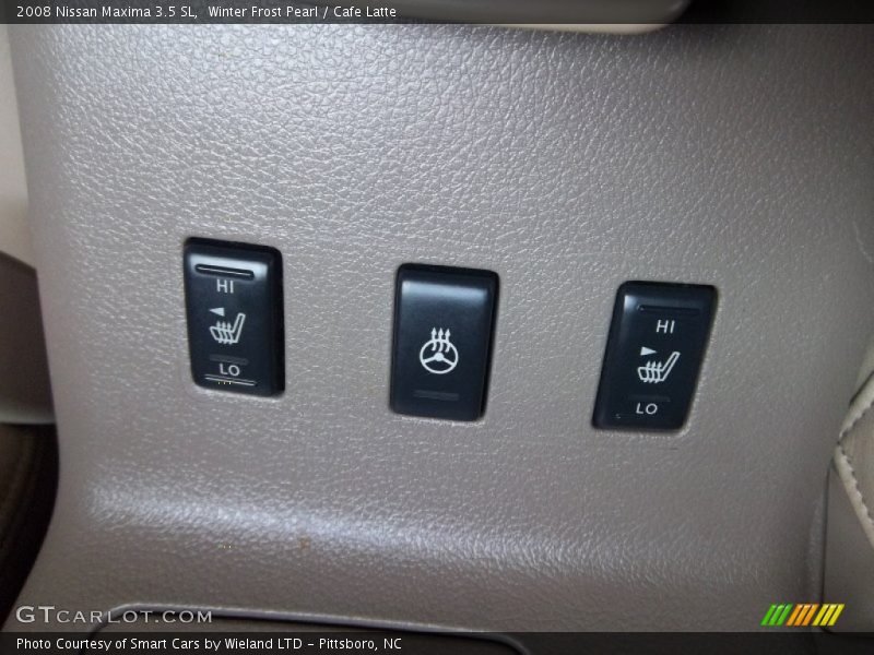 Winter Frost Pearl / Cafe Latte 2008 Nissan Maxima 3.5 SL