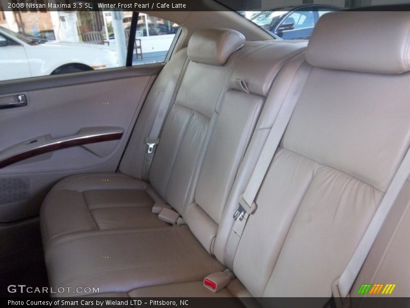 Winter Frost Pearl / Cafe Latte 2008 Nissan Maxima 3.5 SL