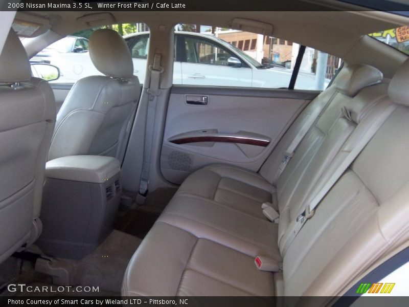 Winter Frost Pearl / Cafe Latte 2008 Nissan Maxima 3.5 SL