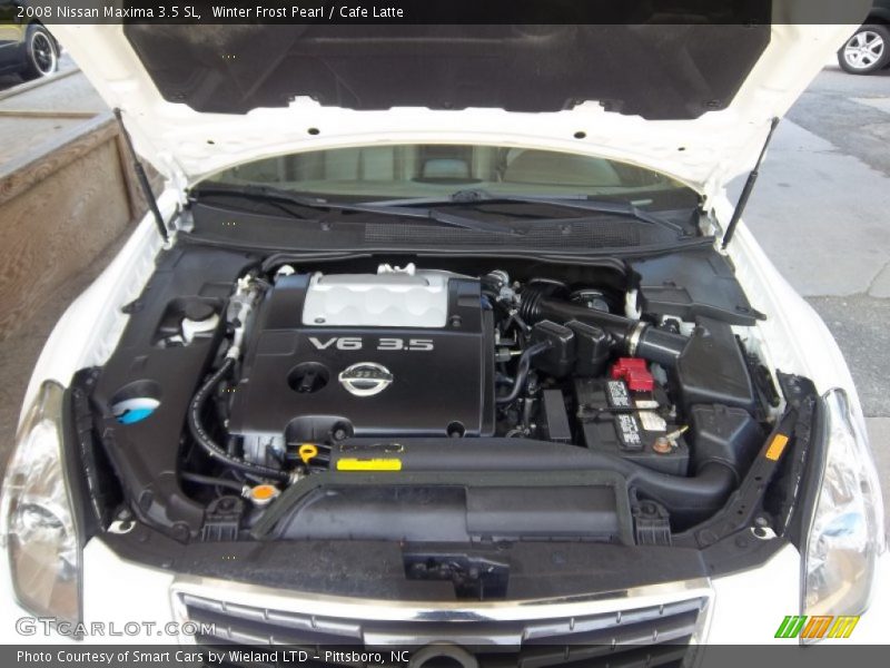 Winter Frost Pearl / Cafe Latte 2008 Nissan Maxima 3.5 SL