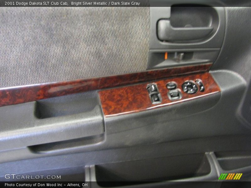 Bright Silver Metallic / Dark Slate Gray 2001 Dodge Dakota SLT Club Cab