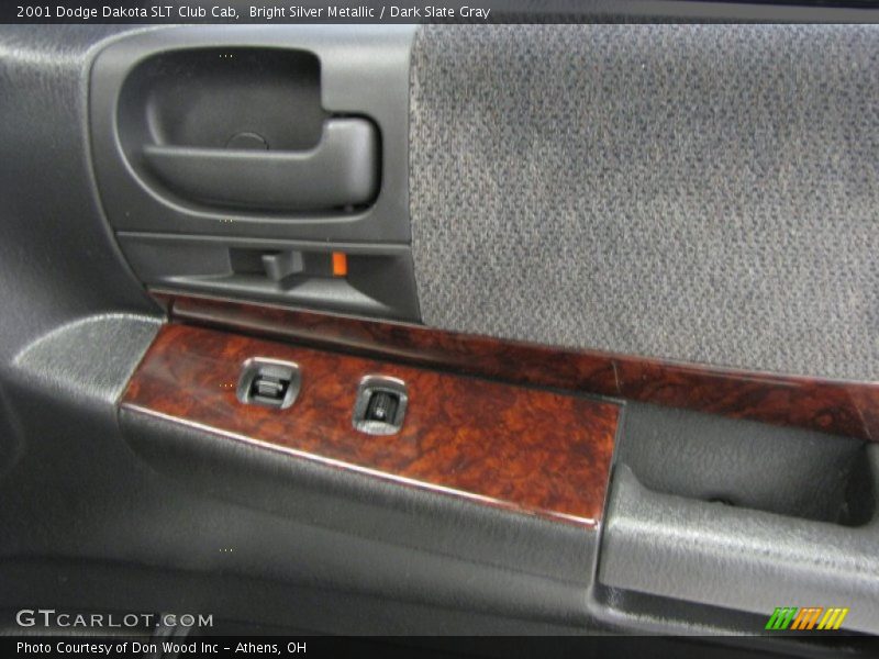 Bright Silver Metallic / Dark Slate Gray 2001 Dodge Dakota SLT Club Cab