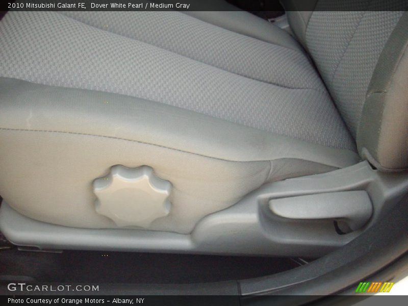 Dover White Pearl / Medium Gray 2010 Mitsubishi Galant FE