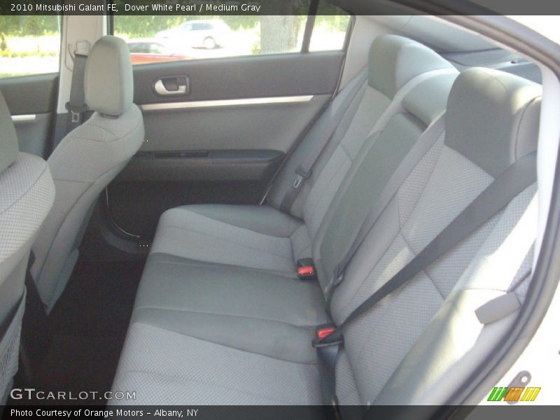 Dover White Pearl / Medium Gray 2010 Mitsubishi Galant FE
